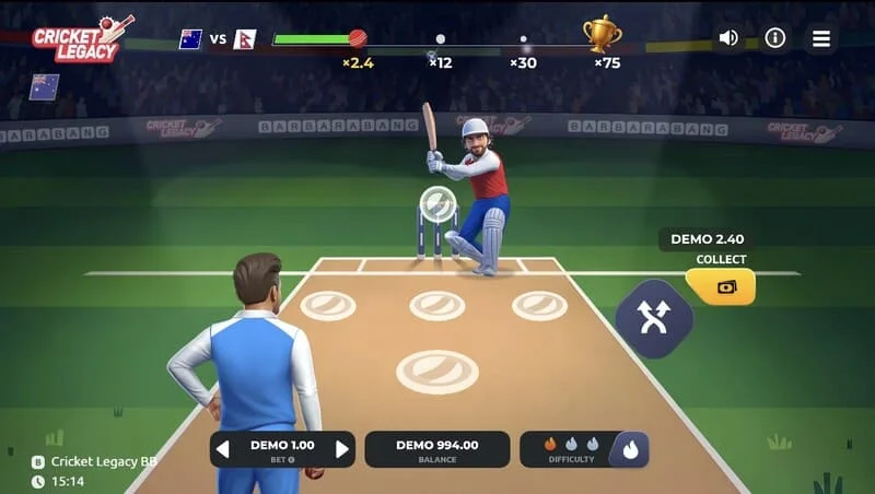 Cricket Legacy BB oyun ekranı